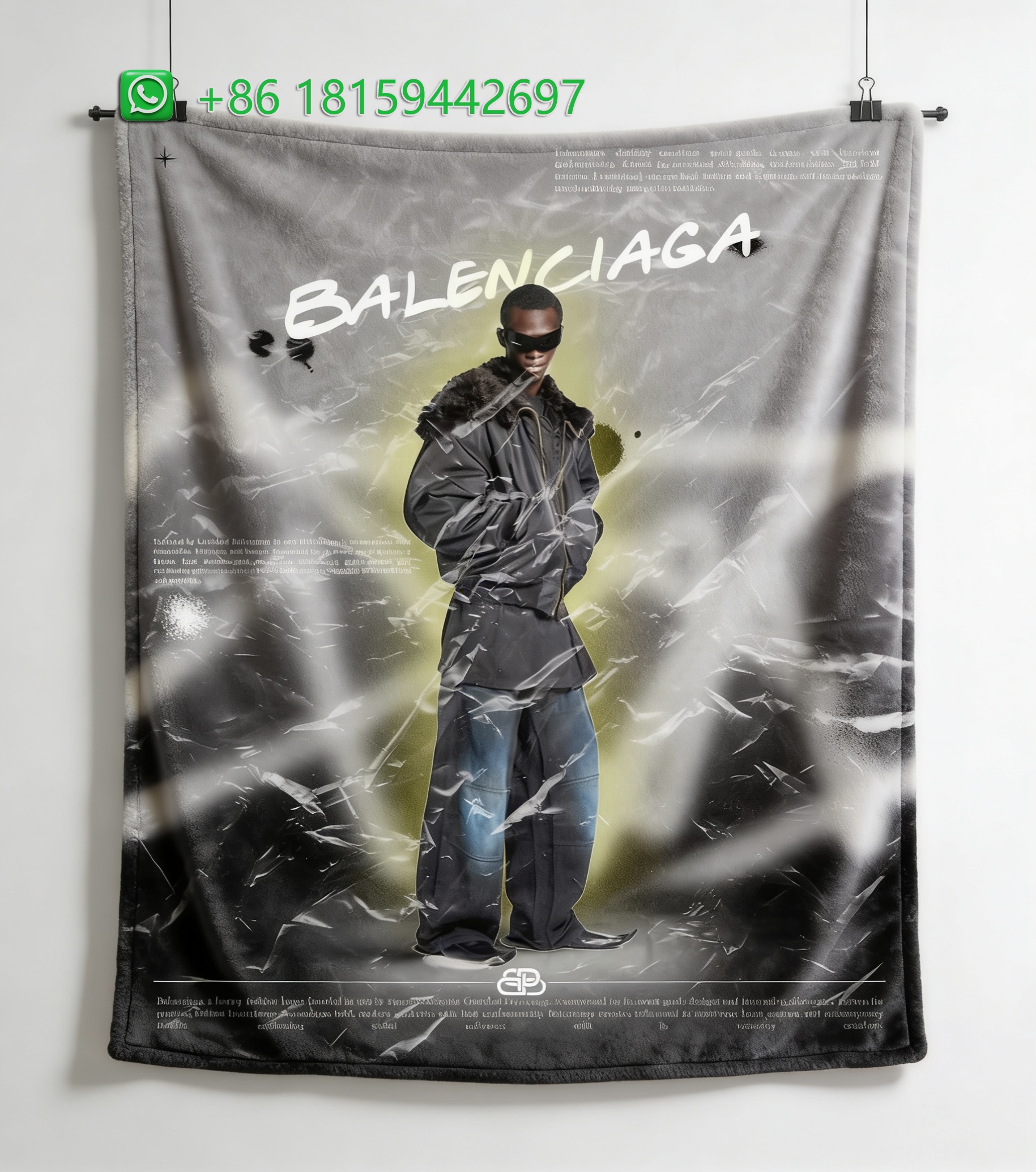 Balenciaga Throw Blankets